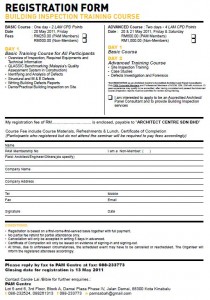 Building Inspection Training Course